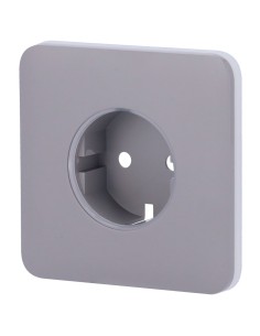 Comprar AJAX AJ-SOLOCOVER-GRE Tapa para enchufe básico tipo F - Compatible con AJ-OUTLETCORE-BASIC - Protección contra polvo, sa