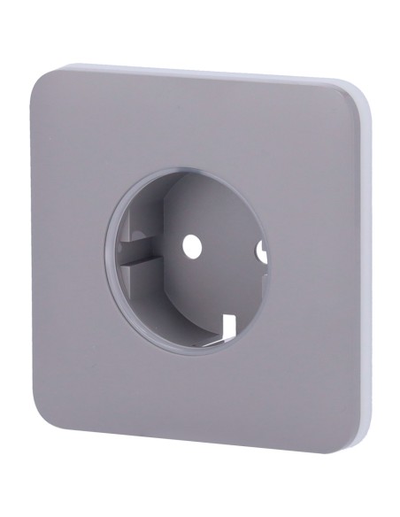 Comprar AJAX AJ-SOLOCOVER-GRE Tapa para enchufe básico tipo F - Compatible con AJ-OUTLETCORE-BASIC - Protección contra polvo, sa
