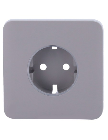 Comprar AJAX AJ-SOLOCOVER-GRE Tapa para enchufe básico tipo F - Compatible con AJ-OUTLETCORE-BASIC - Protección contra polvo, sa