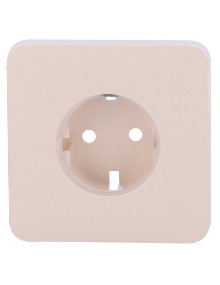 Ajax AJ-Solocover-Ivo Cap para o Tipo Básico do Plug F - Compatível com AJ-Outletcore-Basic - Proteção contra poeira, Splash