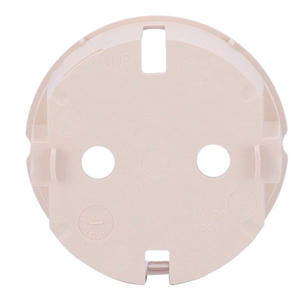 Ajax AJ-Solocover-Ivo Cap para o Tipo Básico do Plug F - Compatível com AJ-Outletcore-Basic - Proteção contra poeira, Splash