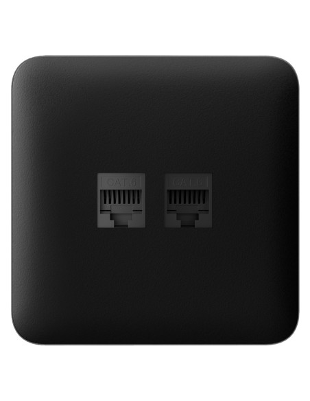 Comprar AJAX AJ-SOLOCOVER-LAN-B Tapa lateral para enchufe Ethernet - Compatible con AJ-OUTLETCORE-LAN-B - Incluye marco individu