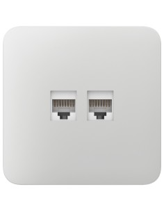 Comprar AJAX AJ-SOLOCOVER-LAN-W Tapa lateral para enchufe Ethernet - Compatible con AJ-OUTLETCORE-LAN-W - Incluye marco individu