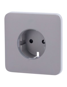 AJAX AJ-SOLOCOVER-SMART-GRE FRONTERA FRONTAL PARA TIPO DE PLUG SMART F - Compatível com AJ-Outletcore-Smart - LED indicador assi