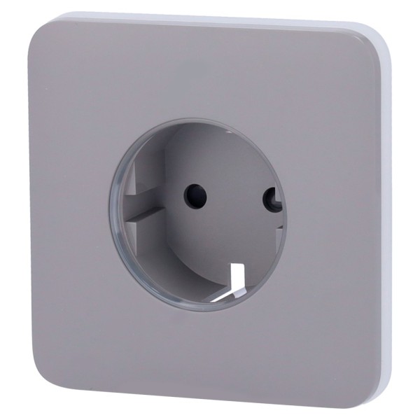 Acheter AJAX AJ-SOLOCOVER-SMART-GRE Plaque frontale pour prise intelligente type F - Compatible avec AJ-OUTLETCORE-SMART - Indiq