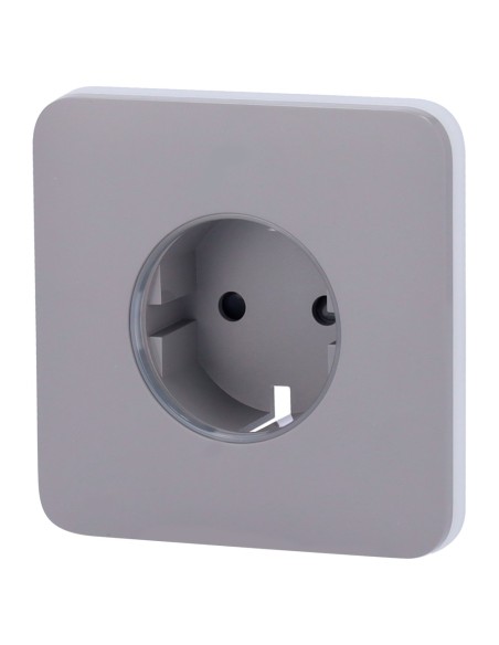 Acheter AJAX AJ-SOLOCOVER-SMART-GRE Plaque frontale pour prise intelligente type F - Compatible avec AJ-OUTLETCORE-SMART - Indiq
