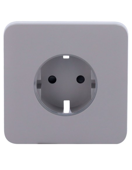 Comprar AJAX AJ-SOLOCOVER-SMART-GRE Tapa frontal para enchufe inteligente tipo F - Compatible con AJ-OUTLETCORE-SMART - Indicado