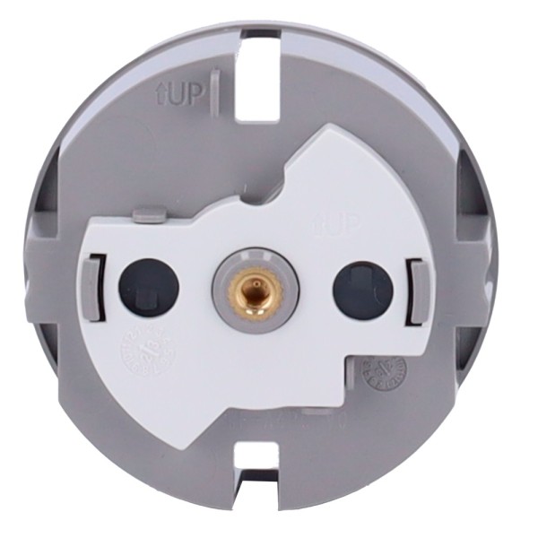 AJAX AJ-SOLOCOVER-SMART-GRE FRONTERA FRONTAL PARA TIPO DE PLUG SMART F - Compatível com AJ-Outletcore-Smart - LED indicador assi