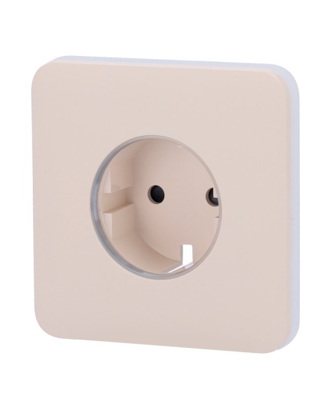 Ajax AJ-Solocover-Smart-Smart-Smart-Smart Capa para o Tipo de Plugue Smart F - Compatível com AJ-Outletcore-Smart - LED indicado