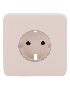 Ajax AJ-Solocover-Smart-Smart-Smart-Smart Capa para o Tipo de Plugue Smart F - Compatível com AJ-Outletcore-Smart - LED indicado 2