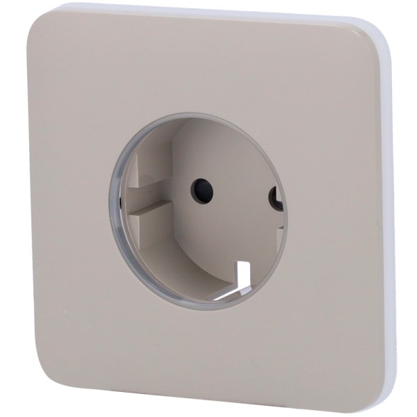 Ajax AJ-Solocover-Smart-Smart-Smart-Smart Capa para Tipo de Plugue Inteligente F - Compatível com AJ-Outletcore-Smart - LED indi