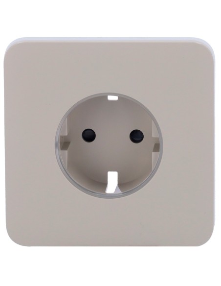 Ajax AJ-Solocover-Smart-Smart-Smart-Smart Capa para Tipo de Plugue Inteligente F - Compatível com AJ-Outletcore-Smart - LED indi