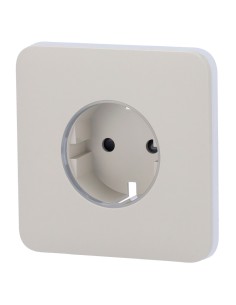 AJAX AJ-Solocover-Smart-Oys Capa Frontal para Tipo de Plugue Inteligente F - Compatível com AJ-Outletcore-Smart - LED indicador 