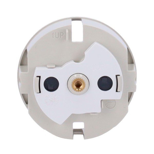 AJAX AJ-Solocover-Smart-Oys Capa Frontal para Tipo de Plugue Inteligente F - Compatível com AJ-Outletcore-Smart - LED indicador 