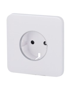 AJAX AJ-SOLOCOVER-W Capa frontal para Smart Plug T Tipo F - Compatível com AJ-Outletcore-Smart - LED Indicador SOBR