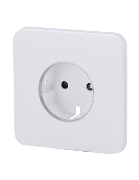 AJAX AJ-SOLOCOVER-W Capa frontal para Smart Plug T Tipo F - Compatível com AJ-Outletcore-Smart - LED Indicador SOBR