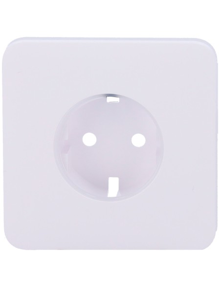 AJAX AJ-Solocover-W Cobere para Plug Tipo Básico F - Compatível com AJ-Outletcore-Basic - Proteção contra poeira, Salpicos