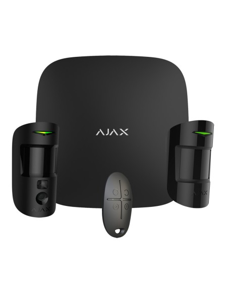Kaufen AJAX AJ-STARTERKIT-CAM-MP-B professionelles Alarmanlagen-Kit – zertifiziert nach Grad 2 – Kommunikation über Ethernet und