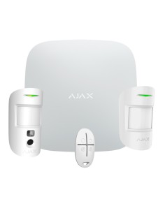 Kaufen AJAX AJ-STARTERKIT-CAM-MP-W Professionelles Alarmset – Grad-2-zertifiziert – Kommunikation über Ethernet und Dual-SIM-GPR