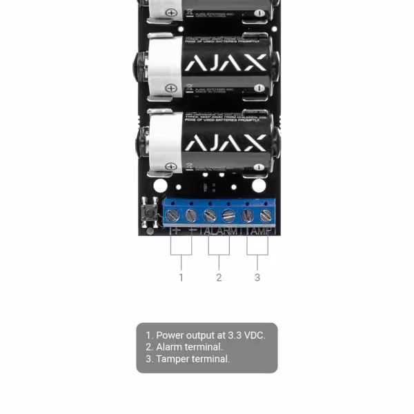 Kaufen AJAX AJ-TRANSMITTER Funk-Transmitter – Grad 2 – Drahtlos 868 MHz Jeweller – Kabelgebundener Alarmeingang und Sabotagekont
