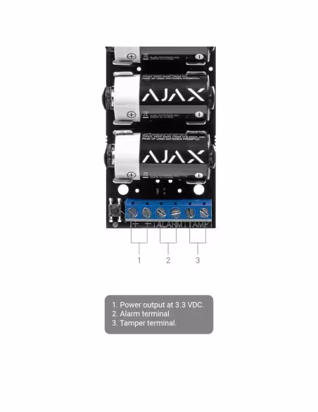 Kaufen AJAX AJ-TRANSMITTER Funk-Transmitter – Grad 2 – Drahtlos 868 MHz Jeweller – Kabelgebundener Alarmeingang und Sabotagekont