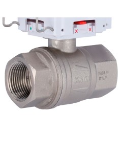 Acheter AJAX AJ-WATERSTOP-1-W Électrovanne de coupure d’eau - Vanne Bonomi 1" (DN 25) - Compatible avec les tuyaux d’eau 2