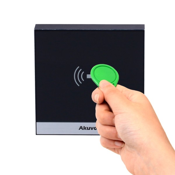 Kaufen AKUVOX AK-A01S IK07-Zutrittskontrolle – EM/MF-Karte und NFC | 1 Relais – 20.000 Benutzer | 100.000 Protokolleinträge – Co