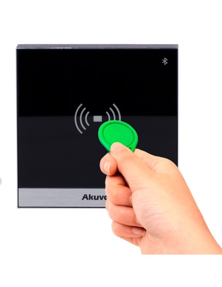 Acheter AKUVOX AK-A03S Contrôle d’accès IK07 - Carte EM/MF, NFC et BLE | 1 relais - 20 000 utilisateurs | 100 000 enregistrement