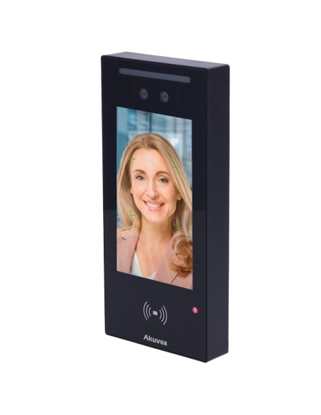 Acheter AKUVOX AK-A05C Contrôle d’accès - Facial, carte MF, NFC, BLE et QR | 1 relais - 20 000 utilisateurs | 50 000 enregistrem