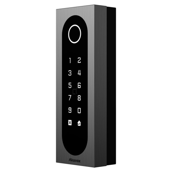 Comprar AKUVOX AK-A08S Control de acceso IK09 - Tarjeta EM/MF, NFC, BLE, PIN y QR | 1 relé - 20.000 usuarios | 100.000 registros