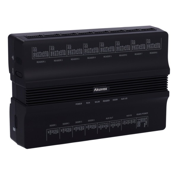 Comprar AKUVOX AK-A095 Controladora de acceso PoE - Tarjeta y PIN - 100.000 usuarios | 200.000 registros - 8 lectores por Wiegan