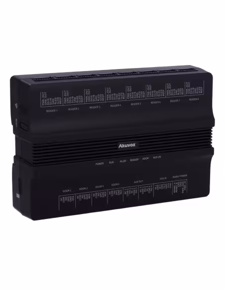 Kaufen AKUVOX AK-A095 Zutrittscontroller PoE – Karte, QR und PIN – 100.000 Benutzer | 200.000 Datensätze – 8 Leser pro Wi