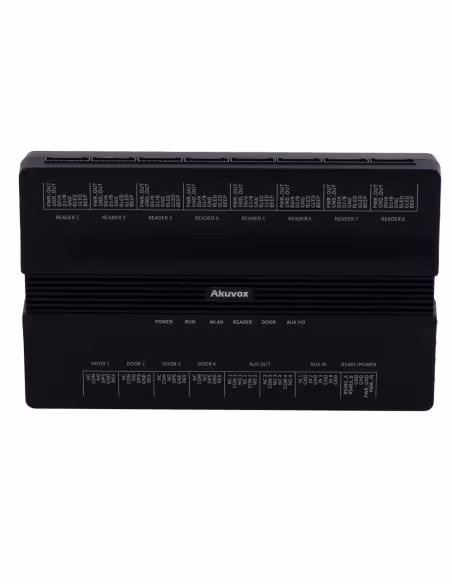 Kaufen AKUVOX AK-A095 Zutrittscontroller PoE – Karte, QR und PIN – 100.000 Benutzer | 200.000 Datensätze – 8 Leser pro Wi