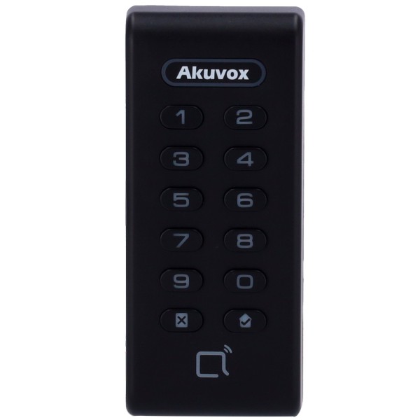Akuvox AK-ACR-CRP11 Access Reader - Acesso por cartão EM / MF e PIN - LED e indicador acústico - Wiegand 26/34 - CO compatível