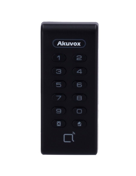 Akuvox AK-ACR-CRP11 Access Reader - Acesso por cartão EM / MF e PIN - LED e indicador acústico - Wiegand 26/34 - CO compatível
