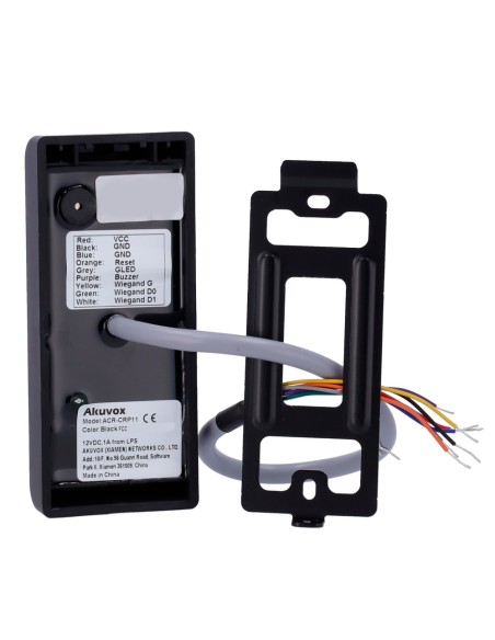 Comprar AKUVOX AK-ACR-CRP11 Lector de acceso - Acceso por tarjeta EM/MF y PIN - Indicador LED y acústico - Wiegand 26/34 - Compa