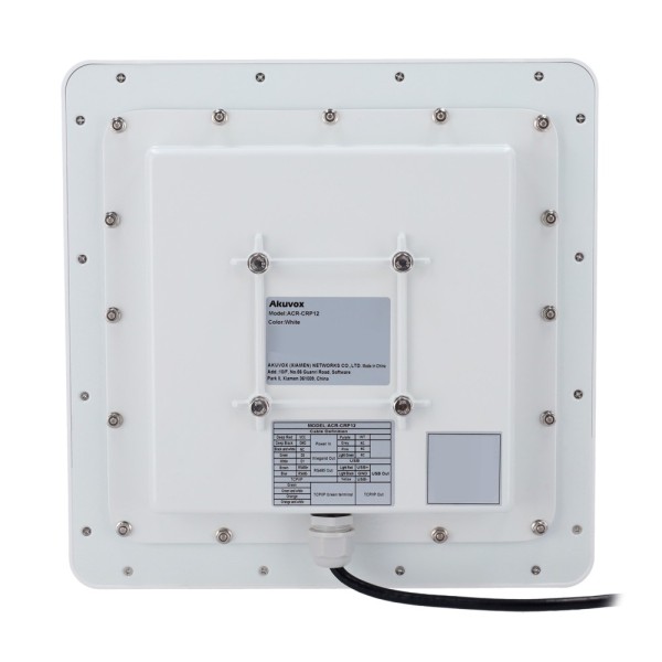 Akuvox AK-ACR-CRP12 Leitor de acesso - UHF Etiqueta Acesso - LED e Indicador Acústico - Wiegand 26/34 | Escopo 10 metros - 
