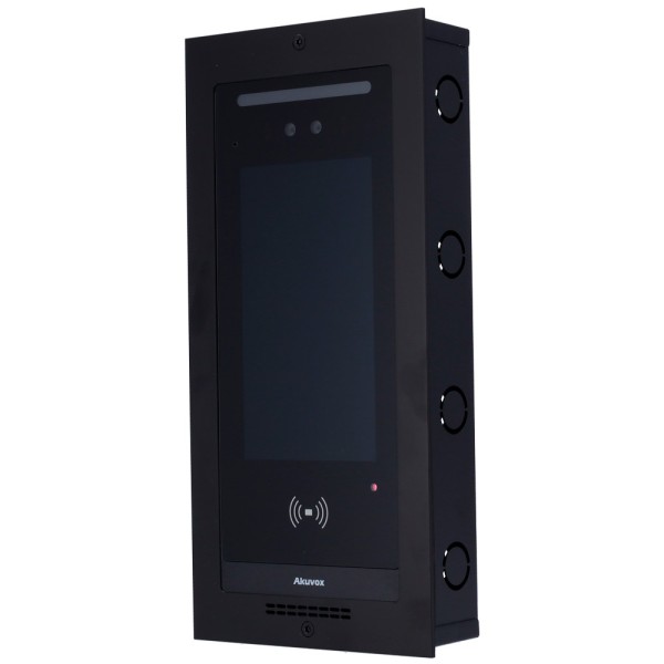 Akuvox AK-BR-BR-E18C-F painel frontal e caixa de log incorporada - específica para Akuvox AK-E18C - Painel: 325 (AL) x 156 (A) x
