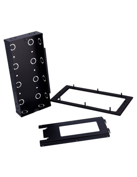 Akuvox AK-BR-BR-E18C-F painel frontal e caixa de log incorporada - específica para Akuvox AK-E18C - Painel: 325 (AL) x 156 (A) x