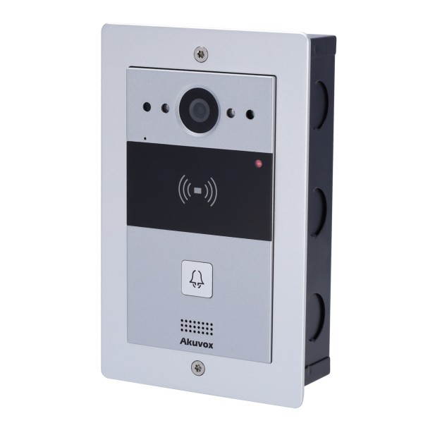 Comprar AKUVOX AK-BR-R20A-F Panel frontal y caja de registro encastrada - Específica para Akuvox AK-R20A - Panel: 120 (Al) x 189