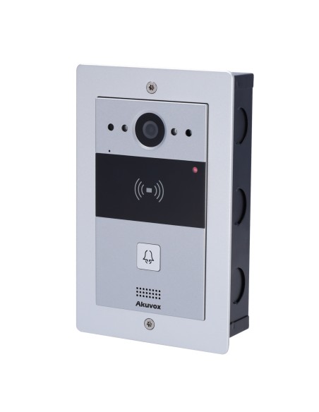 Comprar AKUVOX AK-BR-R20A-F Panel frontal y caja de registro encastrada - Específica para Akuvox AK-R20A - Panel: 120 (Al) x 189