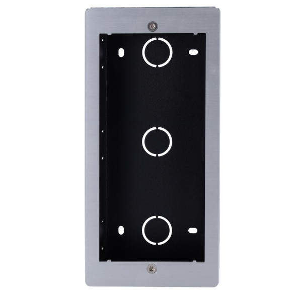 Painel frontal AKUVOX AK-BR-R20B-F e regulam a caixa instalada - específica para Akuvox AK-R20B (K) -XB - Painel: 226 (AL) x 108