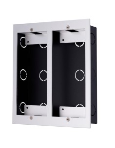 Painel frontal AKUVOX AK-BR-R20B-F2 e caixa de log incorporada - específica para Akuvox AK-R20B (K) -XB - específico para AKUVOX