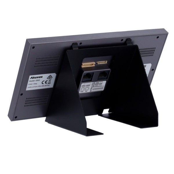Akuvox Ak-BR-BR-Stand563 Stand - Específico para Retrato de Vídeo - Compatível com AK-S563 Série Monitores Sin & quot