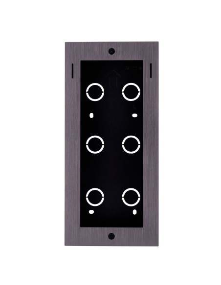 Akuvox AK-BR-X912-F painel frontal e caixa de log incorporada - específica para AKUVOX AK-X912S - Painel: 273 (AL) x 126 (A) x