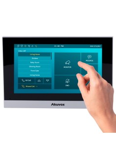 Comprar AKUVOX AK-C313W-LP-2 Monitor Linux para videoportero - Pantalla TFT de 7" - Audio bidireccional Crystal Clear - 2 h 2