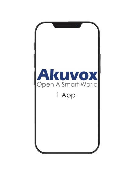 Akuvox AK-Cupom Akuvox - Licença para 1 APP - para aplicativo adicional - Compatível com AKUVOX SmartPlus App