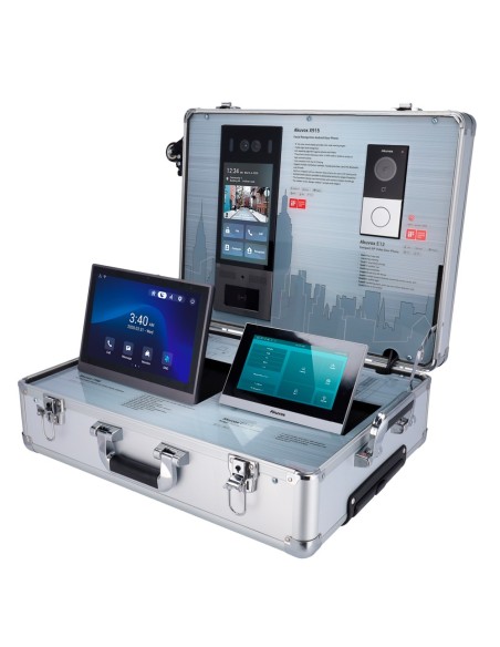 Acheter AKUVOX AK-DEMOKIT Valise de démonstration - Visiophones Akuvox - Routeur WiFi et switch PoE - Licence gratuite Akuvox Cl