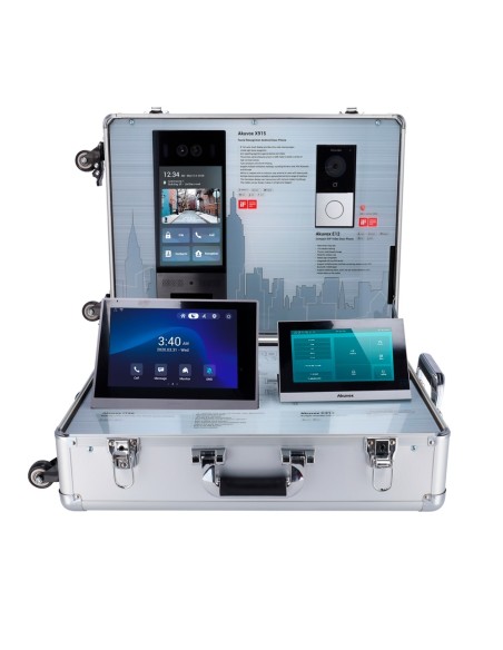 Acheter AKUVOX AK-DEMOKIT Valise de démonstration - Visiophones Akuvox - Routeur WiFi et switch PoE - Licence gratuite Akuvox Cl