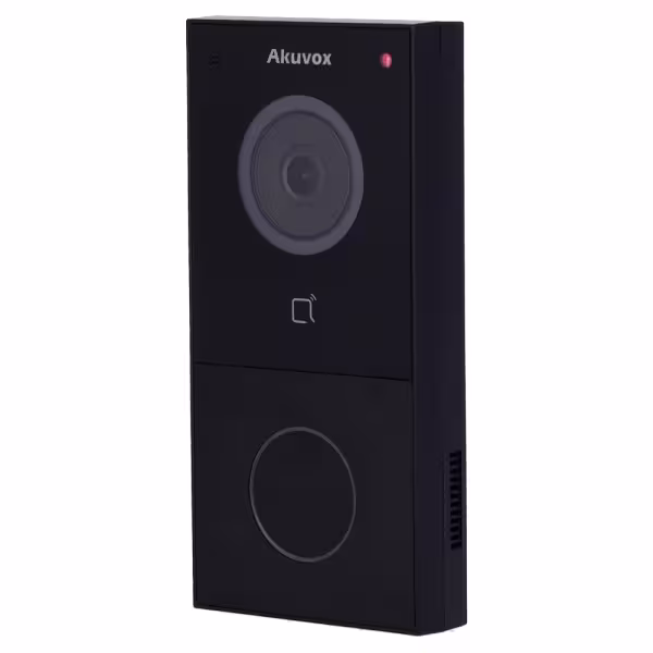 Acheter AKUVOX AK-E12W-BLACK Visiophone IP en saillie - Caméra 2 Mpx | Audio bidirectionnel - Ouverture par carte MF, NFC et